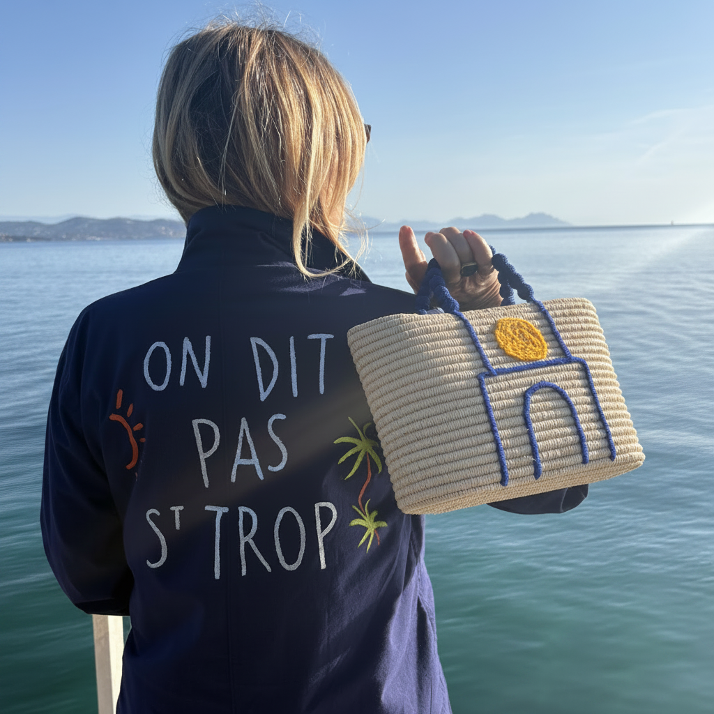 Sac Clocher bleu Majorelle