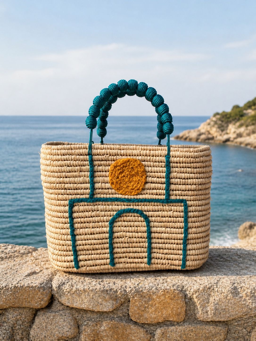 Sac Clocher bleu Paon